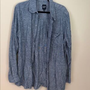 GAP  Lightweight Denim Blue Shirt Jacket